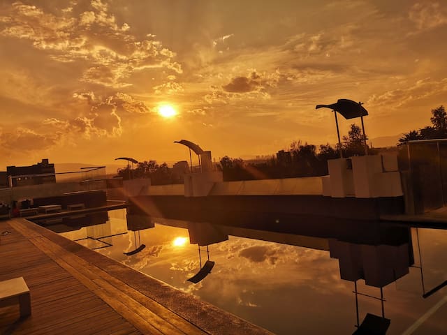 SuperDealAp! Rooftop,Pool,Gym,Snackbar, GreatView