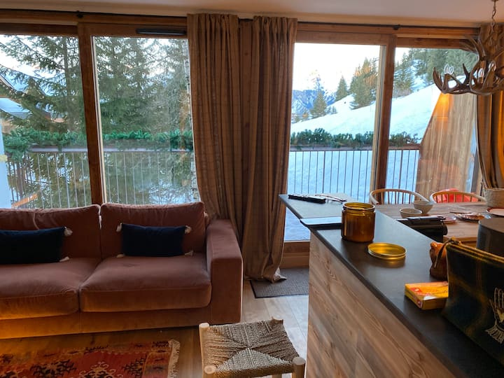 Charmant Penthouse Skis Aux Pieds Courchevel 1650 - Courchevel, Francia