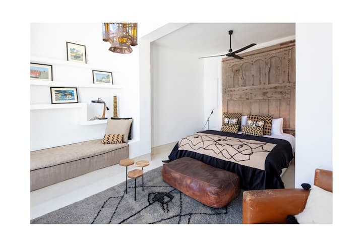 Suite Berbère - lit double + 1 lit simple junior - 2ème étage terrasse