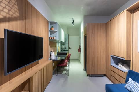 Top Airbnb: Modern Studio in São Paulo close to Allianz Parque em Perdizes