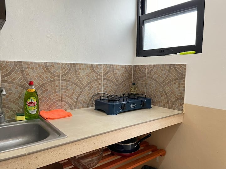 Depto. Esencia+freepark+a/c+centrico - Valladolid, México