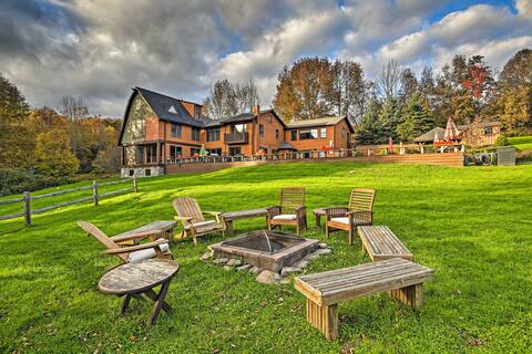 Catskill Ski Mountain Retreat w/ Private Pool