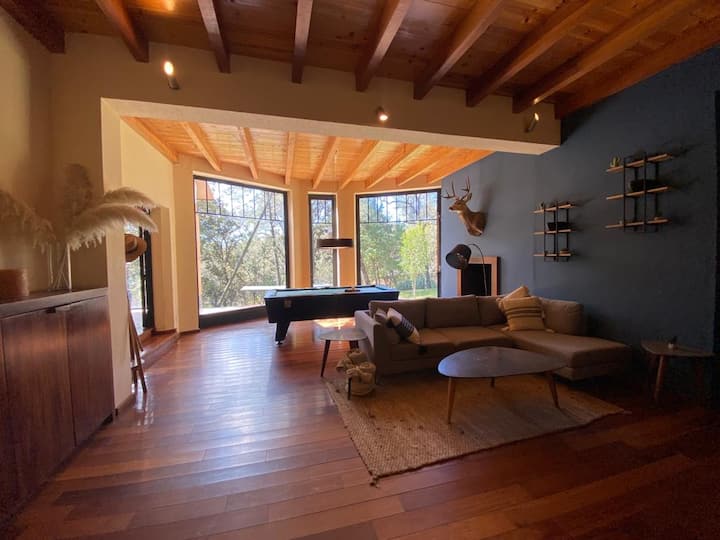 Cabaña De Lujo En Hacienda San Francisco, Tapalpa - Tapalpa