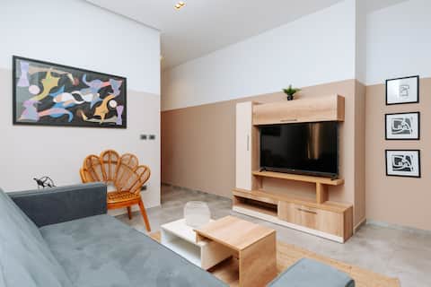 Bright 2BR apartment at Brassbell Zamalek
