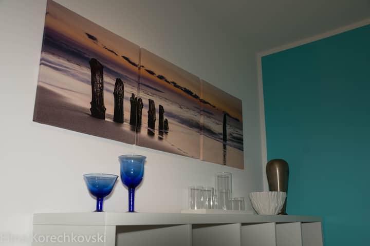 Sonnige City 2 Zi. 34qm Balkon Parkhaus Checkin123 - Wiesbaden