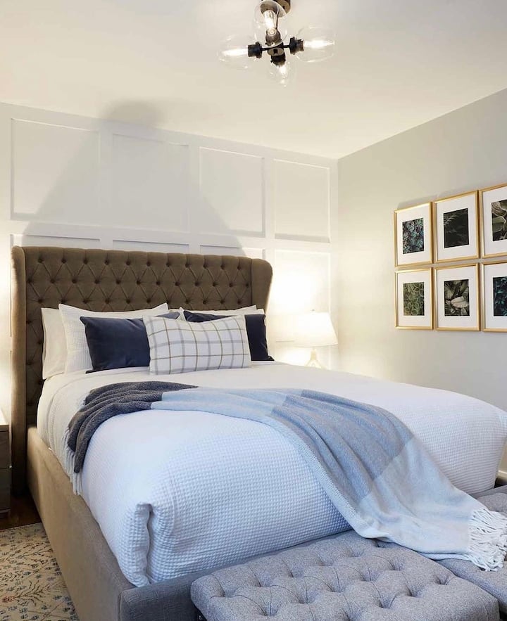 Მთავარი საძინებელი - ორადგილიანი საწოლით