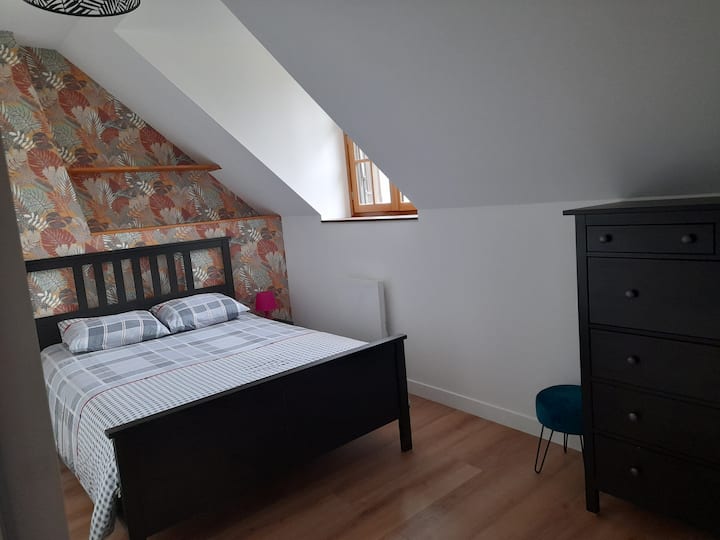 kitanda cha juu cha kitanda cha-140 x 200