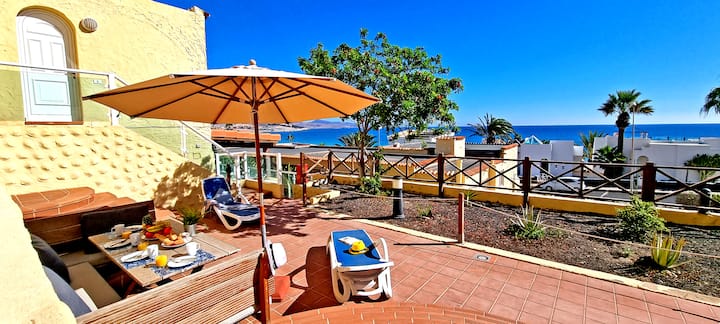 Appartement Casa Lilly Costa Calma, Pool, Meerblick, Max. 4 Personen - Costa Calma