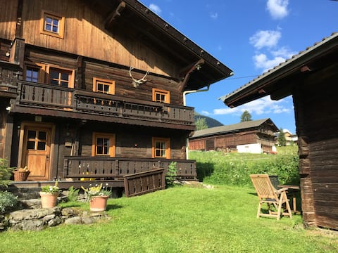 Old farmhouse in the mountains