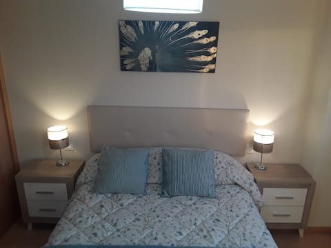 Apartment for 6 people with wifi and garage