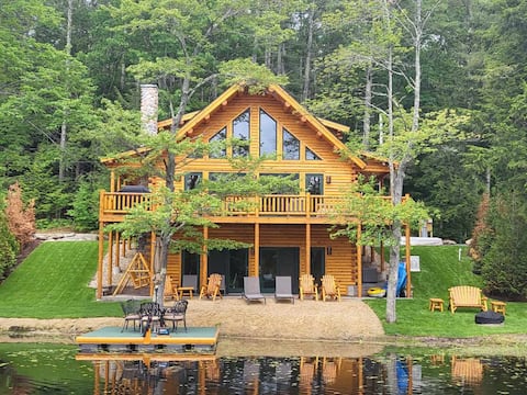 The NEW Damon Pond Log Cabin