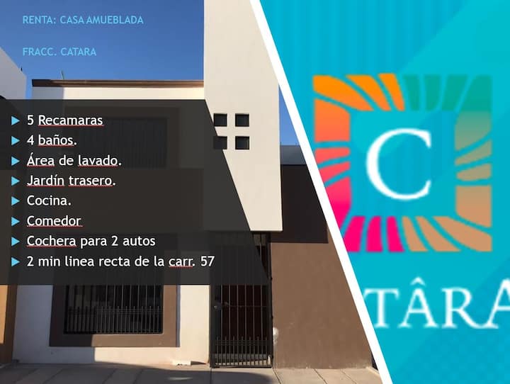 Catara Furnished house 5 Rooms, 4 Bathrooms Houses for Rent in San