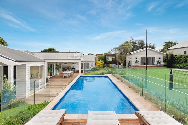 Portsea Family Retreat-Pool, Tennis Court, Luxury