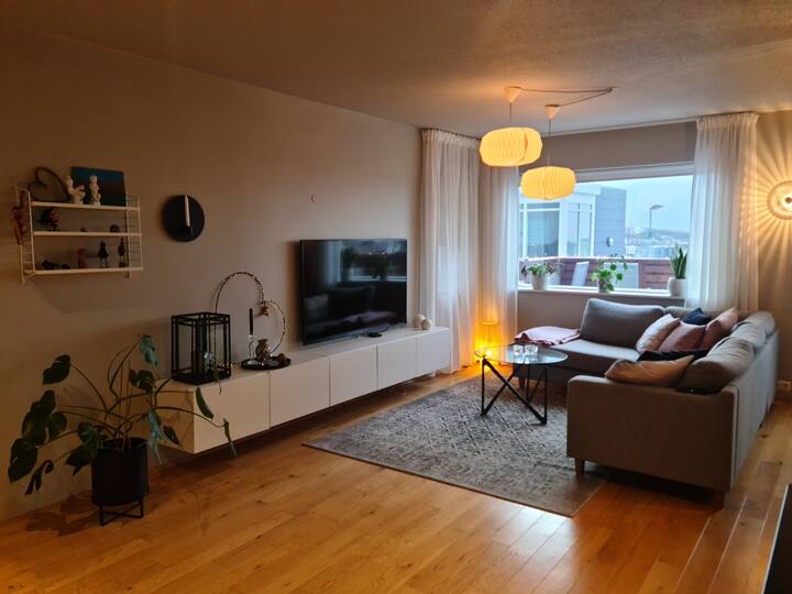 Schöne Wohnung mit Garten, schöne Natur und Aussicht