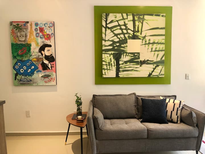 Classy Loft, Appealing Light, Flawless & Security - Benito Juarez