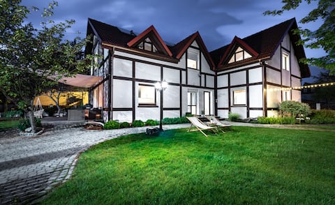 Top Airbnb: Surf Villa Apartment No. 0 with private terrace in Łeba