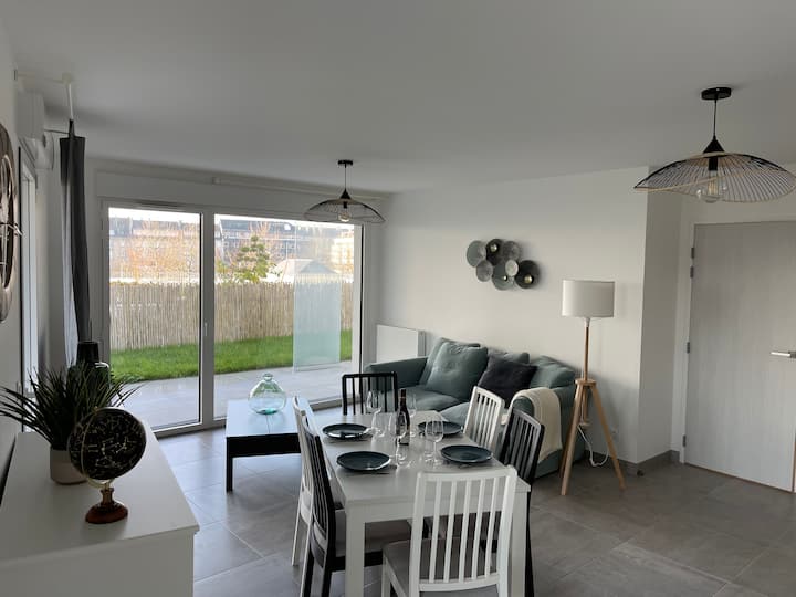 "Le Jardin" 2 Chambres Avec Jardin Et Parking - Caen