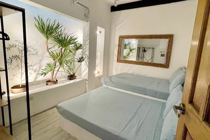 Bedroom 2 can accomodate 4 people comfortably.