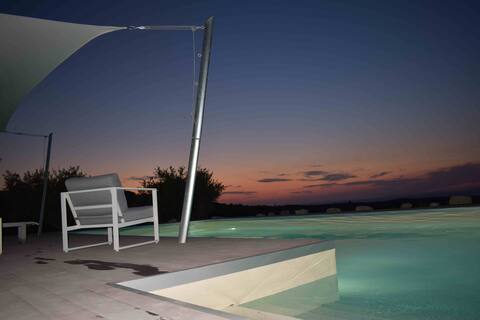 CASA Seaview-Sunset-Olive trees-Large pool-Privacy