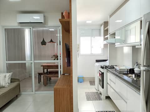 BRAND NEW apartment with AR - WiFi ▪Quadra Praia