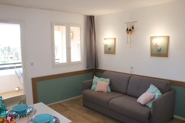 Charmant Studio, 4places, Vue Imprenable Piscine. - Saint-Raphaël