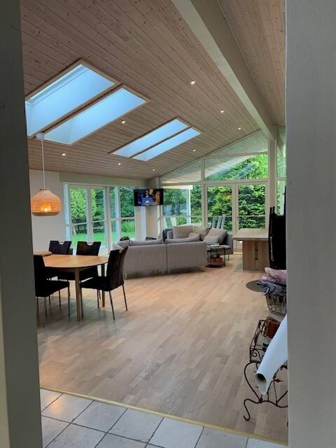 Modern 135 m2 vacation home close to sand beaches.