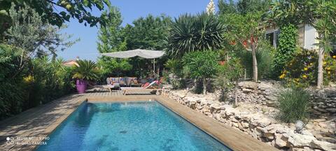 Beautiful house in south Ardèche with heated pool