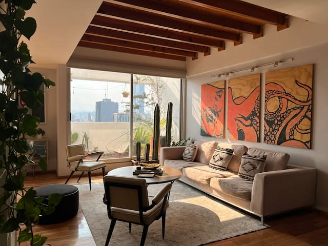 Penthouse en la Roma y la mejor vista de la ciudad