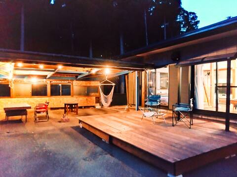 Please be healed by the Aso sky and starry sky from the private terrace★ deck of the entire house!