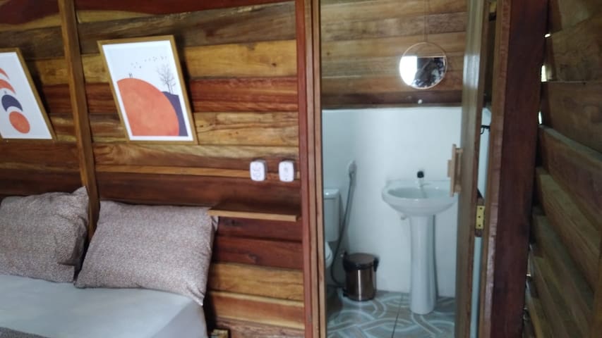 Private room with 1 bedrooms in Belém - Chalés de madeira 01 - AldeiA Cotijuba