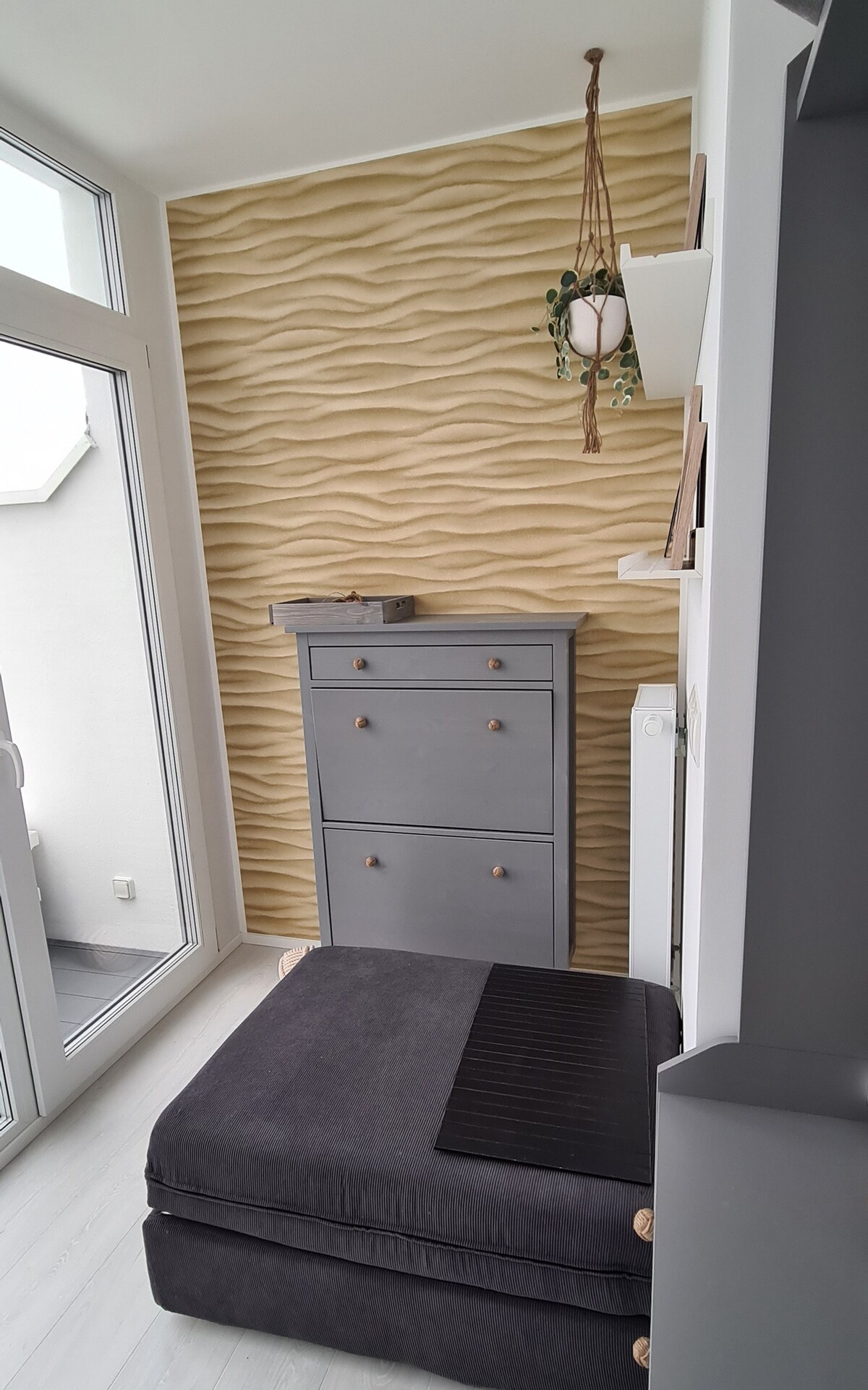 Kochi la kulala linalokunjika kwenye dari (sentimita 80 x 200)