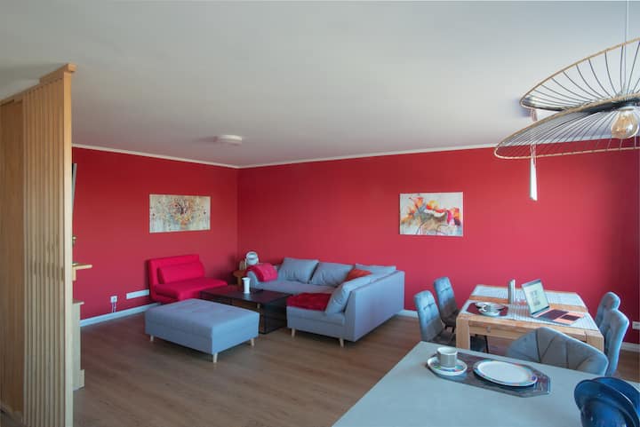 Feel-good suite, central, garage, up to 6 people