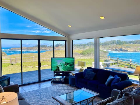 OCEANFRONT, LARGE LUXURY HOME, COASTLINE & BEACH