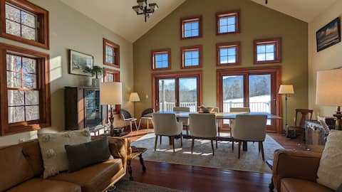 Private 1800s family farmhouse, lush rolling hills