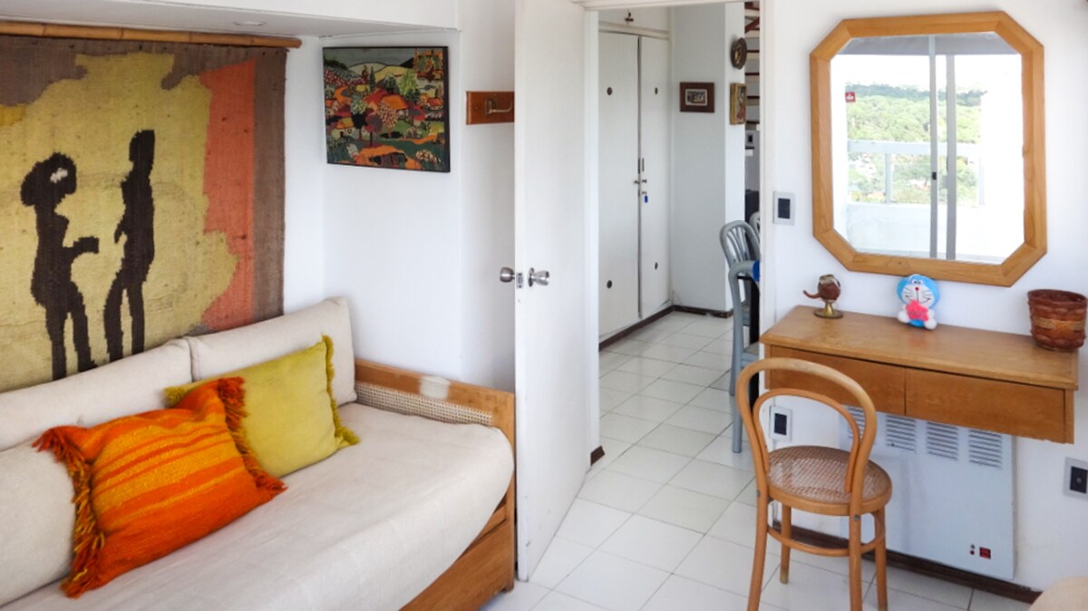 Spavaća soba s morskim krevetom na 21. katu