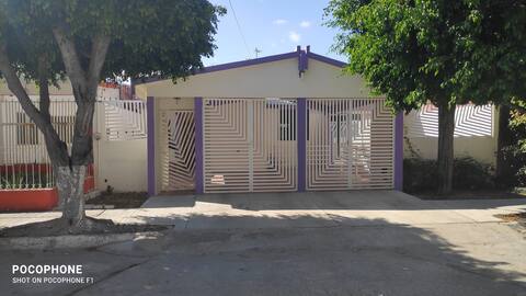 Beautiful house with private security and garage.