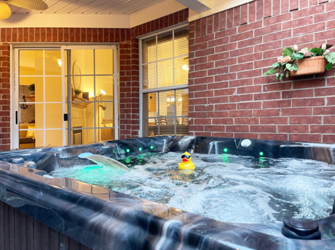 This is it! 🥇Hot Tub+Pool Table+Pac-Man = FUN!