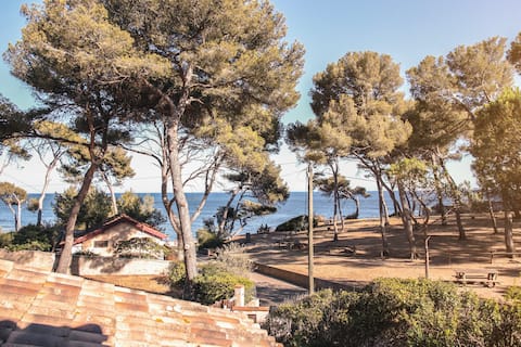 villa with pool close to La Verne beach