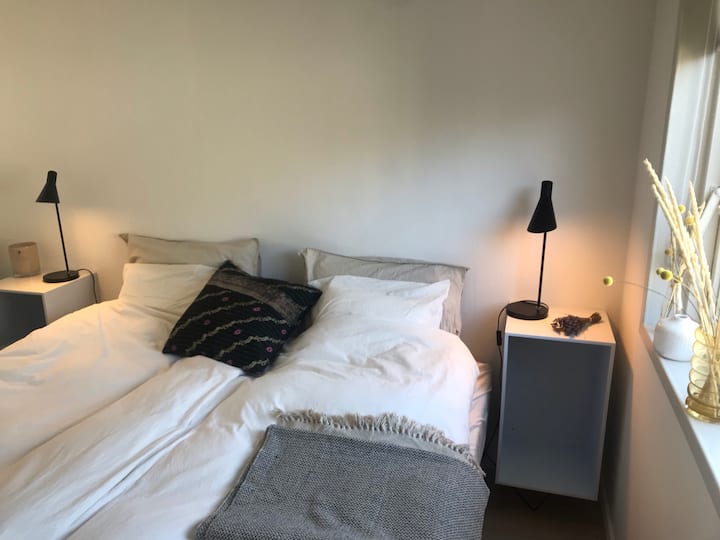 Valgusküllane korras magamistuba 6 suure sisseehitatud kappiga
