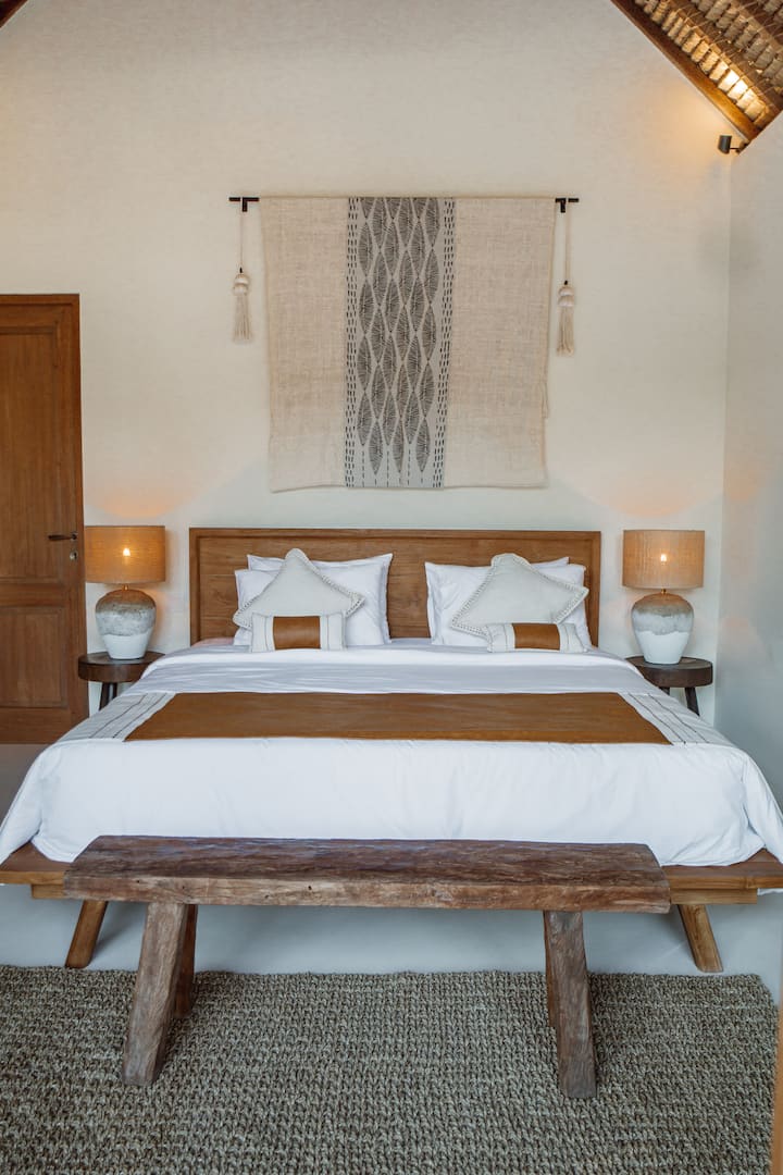 High quality linen and pillows to make sure you always sleep well 