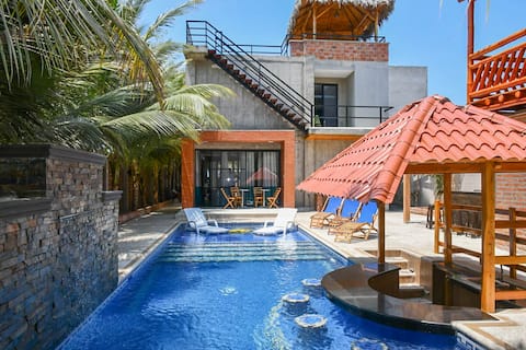 Modern Beach house With Pool San Clemente Manabí