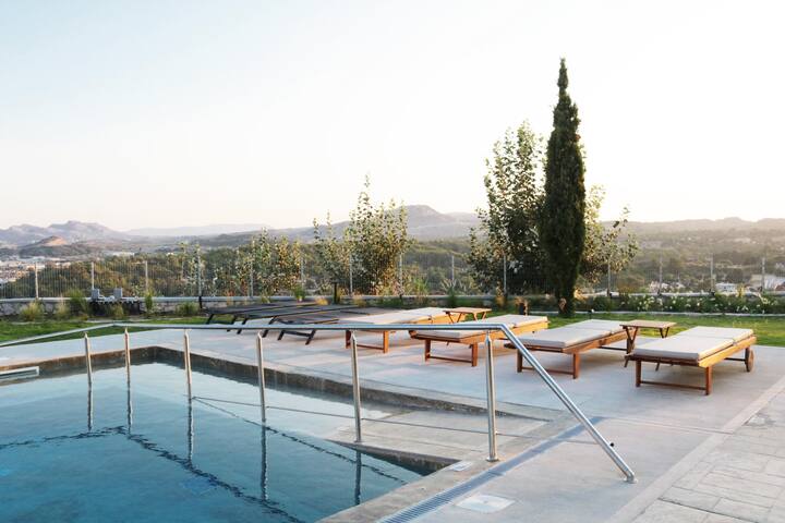 Maison A Rhodes with 66m2 heated pool-4800m2 plot gallery image 5