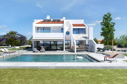 Maison A Rhodes with 66m2 heated pool-4800m2 plot