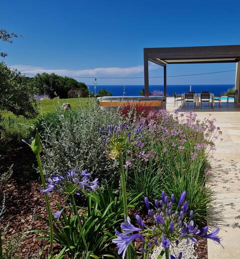 Charming villa with sea view and swimming pool