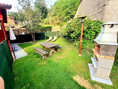 Townhouse with a garden