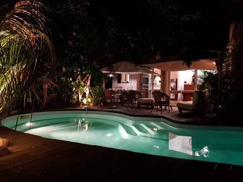 Villa La Marine heated pool 500 m from sea