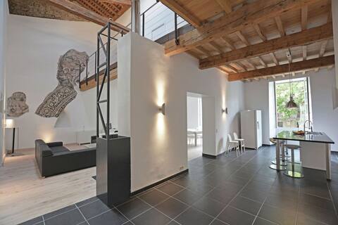 17th century chapel reinvented as a modern loft