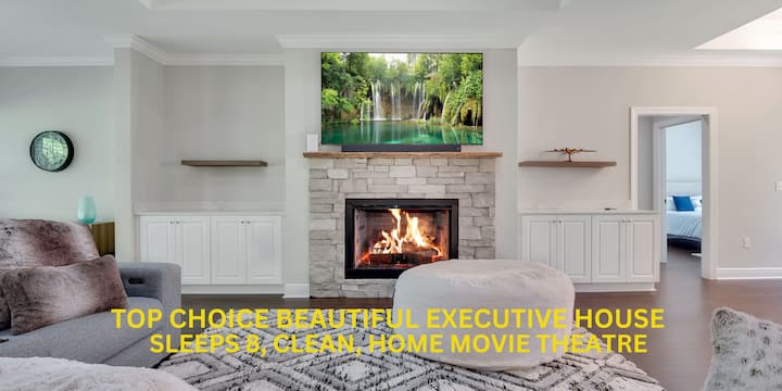 New Large Exec House, Theatre, 4b, 3.5b, King Bed - Tallahassee, FL