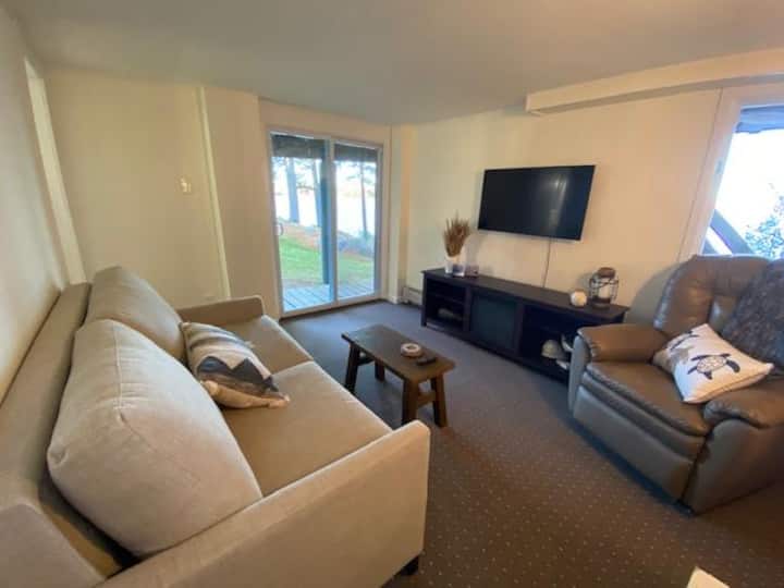 3rd bedroom with very high quality pull out sofa queen bed