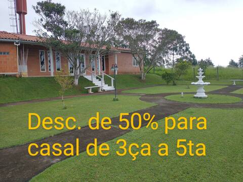 Site with open concept house in environmental area